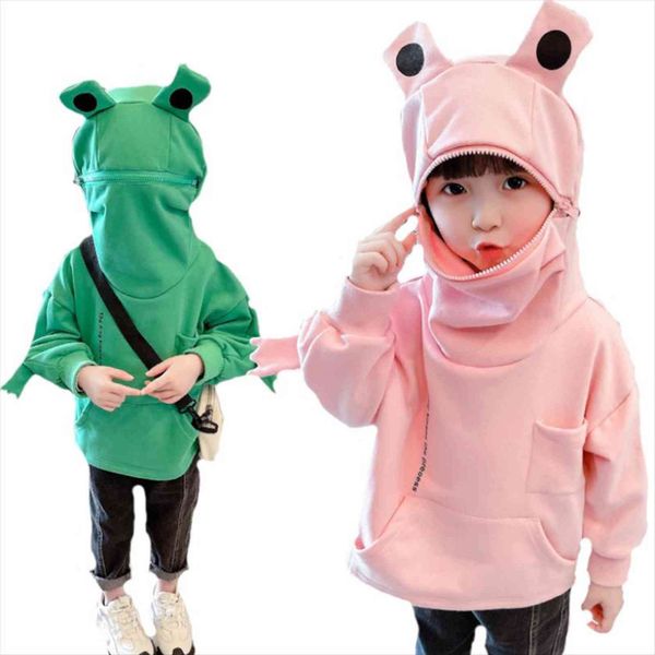spring frog oversized hoodies teen girls casual sweatshirt pink green children kids clothes hooded 4 14y, Black
spring frog oversized hoodies teen girls casual sweatshirt pink green children kids clothes hooded 4 14y, Black