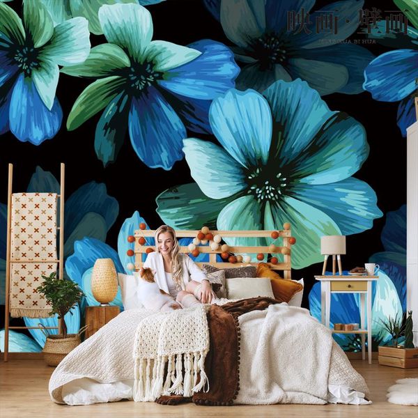 custom size european hand-painted oil painting abstract retro blue floral flower wallpaper mural living room bedroom pvc silk wallpapers
custom size european hand-painted oil painting abstract retro blue floral flower wallpaper mural living room bedroom pvc silk wallpapers