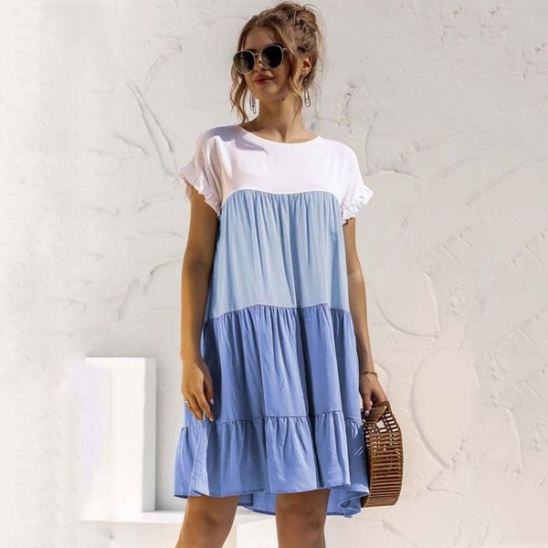 party dresses 2021 summer loose dress women sundress midi ladies o-neck casual knee length for robe femme 2xl, White;black
party dresses 2021 summer loose dress women sundress midi ladies o-neck casual knee length for robe femme 2xl, White;black