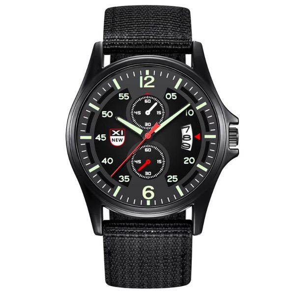 wristwatches military nylon waterproof date quartz analog army men wrist watch 3 sub decoration dials fashion relogio masculino, Slivery;brown
wristwatches military nylon waterproof date quartz analog army men wrist watch 3 sub decoration dials fashion relogio masculino, Slivery;brown