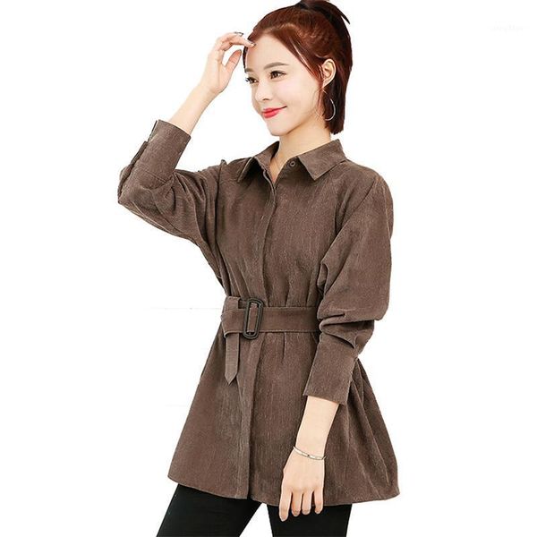 brand corduroy shirt with belt for women female sweatshirt christmas autumn 2021 korean style blouse womens clothing women's blouses &, White
brand corduroy shirt with belt for women female sweatshirt christmas autumn 2021 korean style blouse womens clothing women's blouses &, White