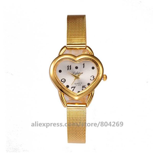 wristwatches women's personality watch love heart dial fashion luxury alloy quartz watches relogio feminino clock, Slivery;brown
wristwatches women's personality watch love heart dial fashion luxury alloy quartz watches relogio feminino clock, Slivery;brown