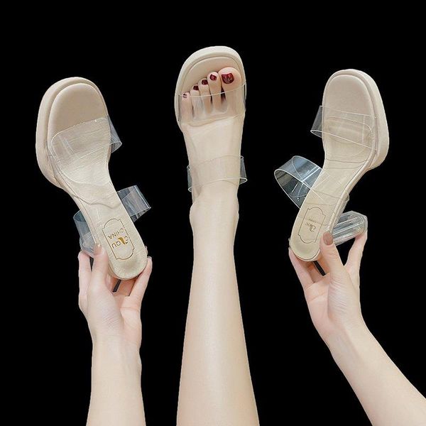 dress shoes whnb women sandals pvc jelly crystal heel transparent clear high heels summer pumps woman 2021, Black
dress shoes whnb women sandals pvc jelly crystal heel transparent clear high heels summer pumps woman 2021, Black
