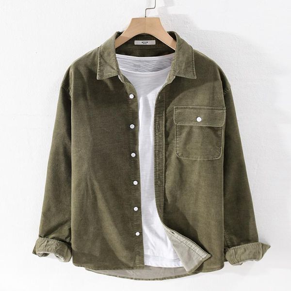 autumn and spring long sleeve corduroy shirts men cotton brand comfortable for casual solid mens camisa overhemd, White;black
autumn and spring long sleeve corduroy shirts men cotton brand comfortable for casual solid mens camisa overhemd, White;black