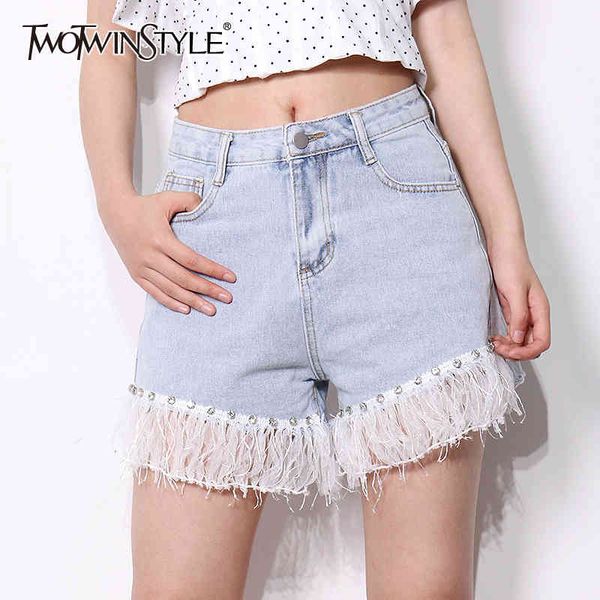 casual loose short for women high waist patchwork tassel straight korean shorts female summer fashion clothing 210428, White;black
casual loose short for women high waist patchwork tassel straight korean shorts female summer fashion clothing 210428, White;black