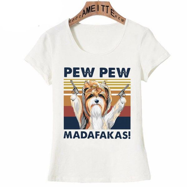 women's t-shirt summer women short sleeve naughty clever biewer terrier pew print funny dog design casual cute girl white tees
women's t-shirt summer women short sleeve naughty clever biewer terrier pew print funny dog design casual cute girl white tees