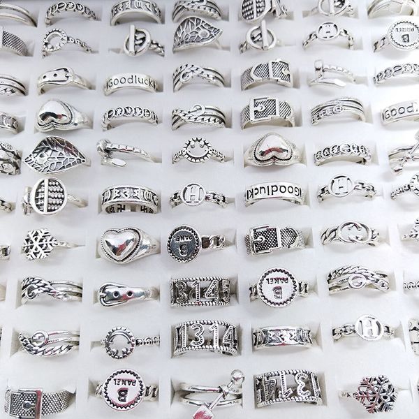 50pcs/lot vintage antique silver color band metal open adjustable love rings for women mix style fashion party gifts jewelry wholesale
50pcs/lot vintage antique silver color band metal open adjustable love rings for women mix style fashion party gifts jewelry wholesale