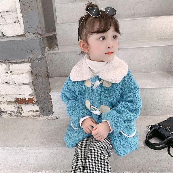 jackets 2021 autumn winter girls coats children warm thicken plush berber fleece jacket fashion kids casual outerwear student clothing, Blue;gray
jackets 2021 autumn winter girls coats children warm thicken plush berber fleece jacket fashion kids casual outerwear student clothing, Blue;gray