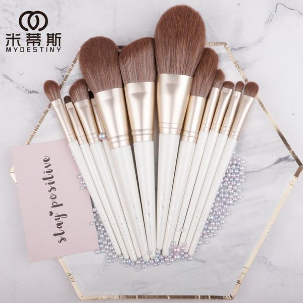 makeup brushes mydestiny brush-white moon series 12pcs soft fiber set-facial and eye pen-fiber hair
makeup brushes mydestiny brush-white moon series 12pcs soft fiber set-facial and eye pen-fiber hair