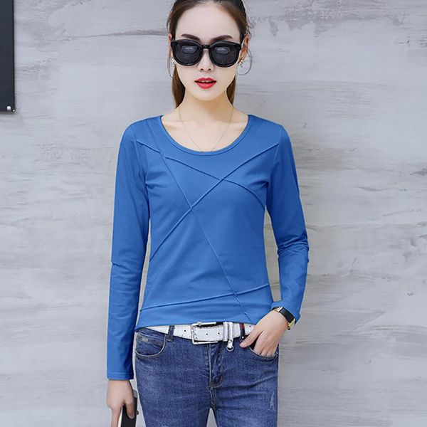 women's t-shirt shintimes cotton t shirt women long sleeve womens 2021 autumn basic woman tshirt casual slim female tee femme, White
women's t-shirt shintimes cotton t shirt women long sleeve womens 2021 autumn basic woman tshirt casual slim female tee femme, White