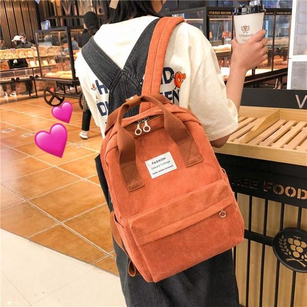 backpack fashion corduroy for school teenagers girls solid color multi-function bag casual travel backpacks #15
backpack fashion corduroy for school teenagers girls solid color multi-function bag casual travel backpacks #15