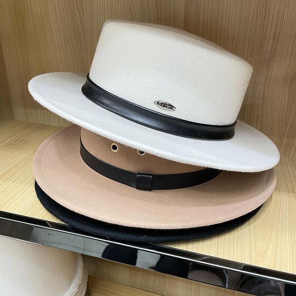 wide brim hats 2021 classical wool felt fedora hat caps men women pu belt winter wedding jazz british fashion, Blue;gray
wide brim hats 2021 classical wool felt fedora hat caps men women pu belt winter wedding jazz british fashion, Blue;gray