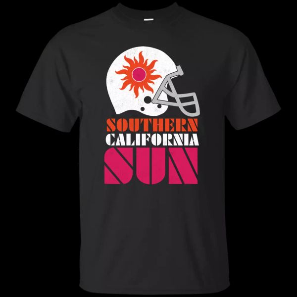 Southern California Sun, Retro, Logo, Throwback, Football, WFL, 1970's, T-shirt, White;black
Southern California Sun, Retro, Logo, Throwback, Football, WFL, 1970's, T-shirt, White;black