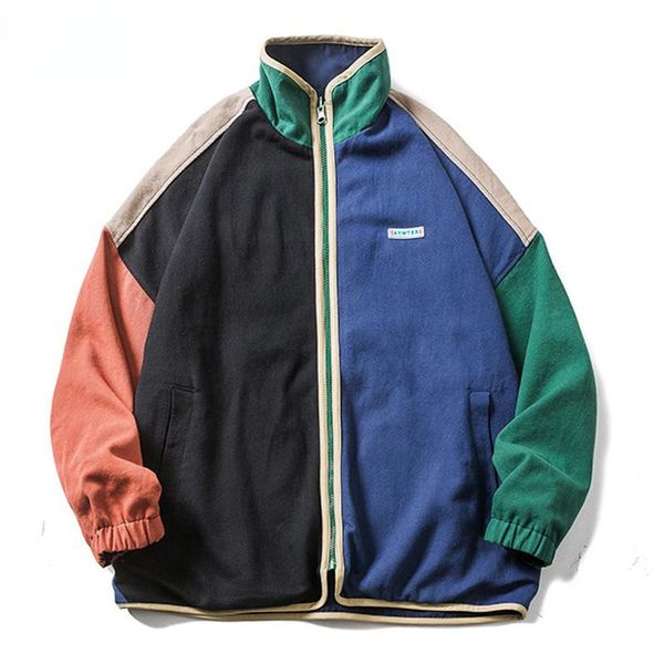 men's jackets hip hop double-sided jacket men color block street coat male stand collar spring autumn casual japanese harajuku couple, Black;brown
men's jackets hip hop double-sided jacket men color block street coat male stand collar spring autumn casual japanese harajuku couple, Black;brown