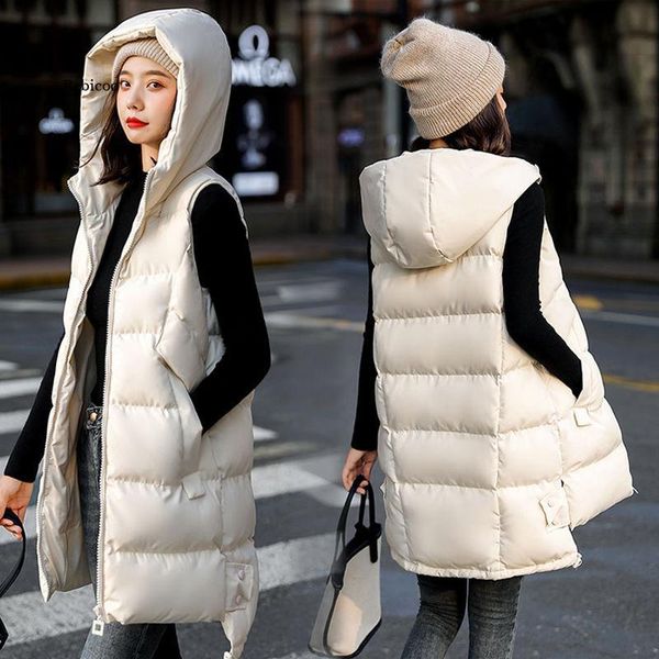 women's vests autumn and winter vest loose mid-length waistcoat large size sleeveless jacket, Black;white
women's vests autumn and winter vest loose mid-length waistcoat large size sleeveless jacket, Black;white