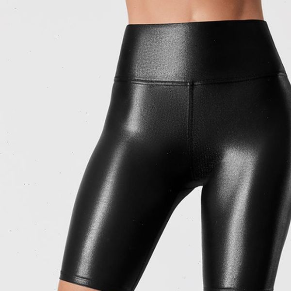 high waist stretch leggings women short summer solid fitting sports wear fitness faux leather clothes male, White;black
high waist stretch leggings women short summer solid fitting sports wear fitness faux leather clothes male, White;black
