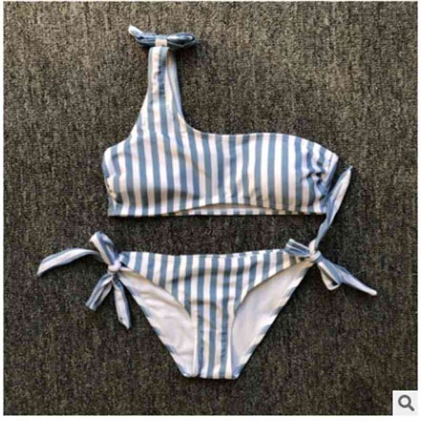 avant-garde swimsuit for women striped split bikini one shoulder lace up triangle women's, White;black
avant-garde swimsuit for women striped split bikini one shoulder lace up triangle women's, White;black