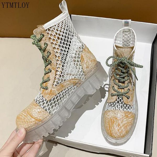 super transparent crystal summer net boots cross lace breathable female ankle ytmtloy round toe botas de mujer, Black
super transparent crystal summer net boots cross lace breathable female ankle ytmtloy round toe botas de mujer, Black
