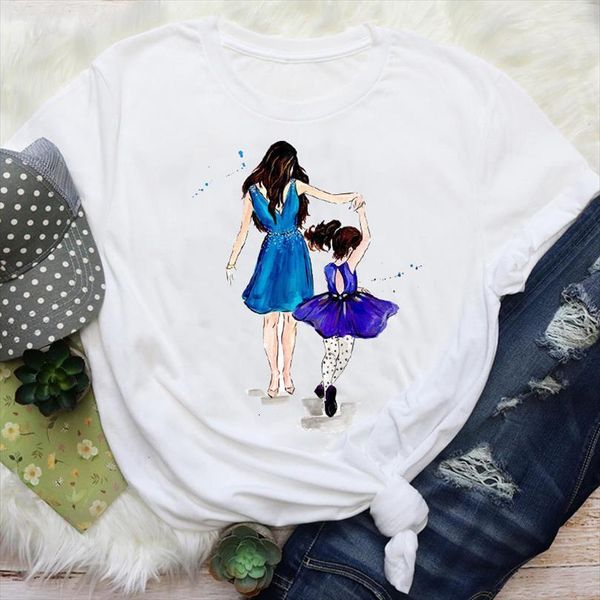 and women mom daughter girl mens t shirts watercolor womens trend style mama cartoon mother graphic tees clothes print, White;black
and women mom daughter girl mens t shirts watercolor womens trend style mama cartoon mother graphic tees clothes print, White;black