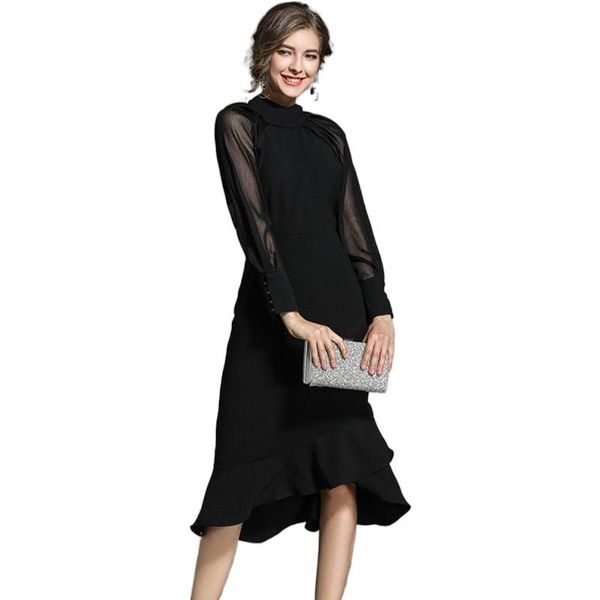casual dresses simgent women party dress raglan sleeve button stand collar elegant office bodycon mermaid jurken woman clothes sg712214, Black;gray
casual dresses simgent women party dress raglan sleeve button stand collar elegant office bodycon mermaid jurken woman clothes sg712214, Black;gray