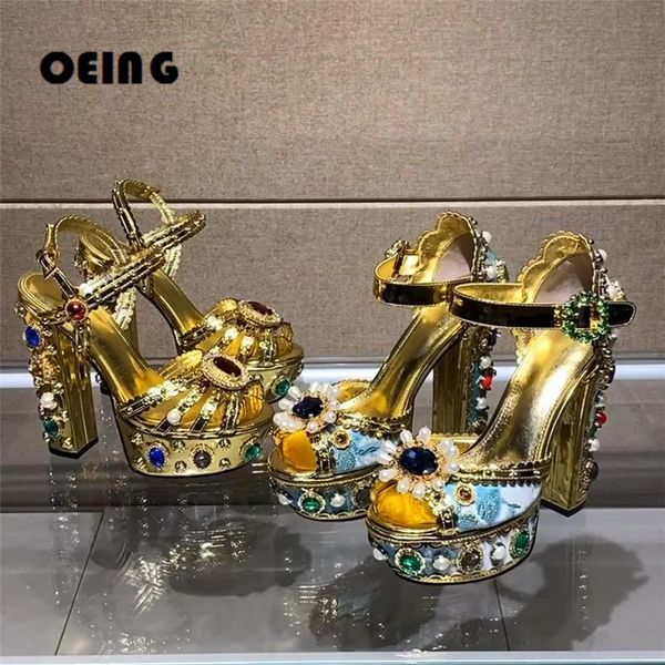 dress shoes summer women rhinestone platform sandals 14cm chunky high heels wedding party open toe ankle strap diamond, Black
dress shoes summer women rhinestone platform sandals 14cm chunky high heels wedding party open toe ankle strap diamond, Black