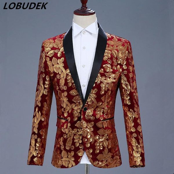 men's jackets style 4 colors sequins jacket coat men costume prom party host stage outfit male wedding groom master performance outerwe, Black;brown
men's jackets style 4 colors sequins jacket coat men costume prom party host stage outfit male wedding groom master performance outerwe, Black;brown