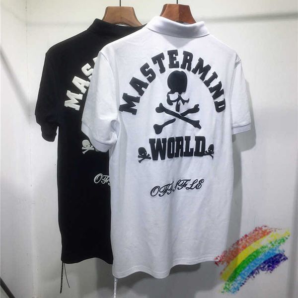 men's t-shirts t shirts foaming printing mastermind polo shirt men women 1:1 quality summer style trend slim tees shirts fo 9sn6, White;black 
men's t-shirts t shirts foaming printing mastermind polo shirt men women 1:1 quality summer style trend slim tees shirts fo 9sn6, White;black