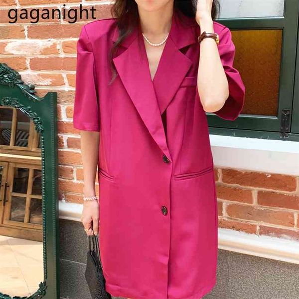women short sleeve slim blazer dress summer elegant office lady notched mini dresses korean button up solid vestidos 210601, Black;gray
women short sleeve slim blazer dress summer elegant office lady notched mini dresses korean button up solid vestidos 210601, Black;gray