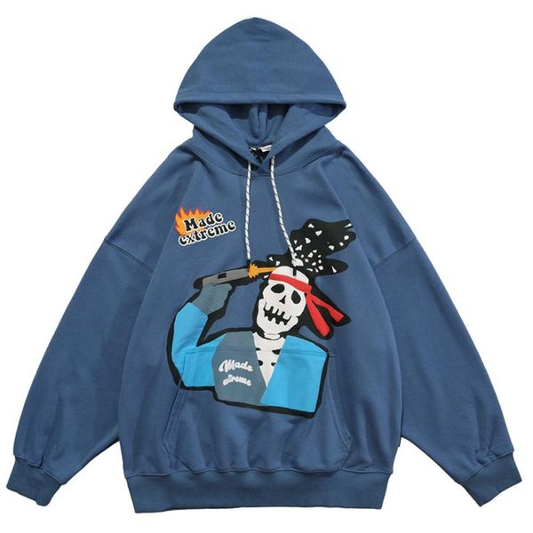 men's hoodies & sweatshirts mens autumn oversize hoodie cartoon skull male casual 100%cotton hiphop retro pullover loose harajuku, Black
men's hoodies & sweatshirts mens autumn oversize hoodie cartoon skull male casual 100%cotton hiphop retro pullover loose harajuku, Black