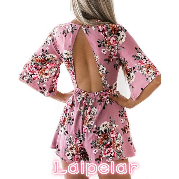 women's jumpsuits & rompers summer boho style women floral print beach playsuits backless jumpsuit female short chiffon overalls, Black;white
women's jumpsuits & rompers summer boho style women floral print beach playsuits backless jumpsuit female short chiffon overalls, Black;white