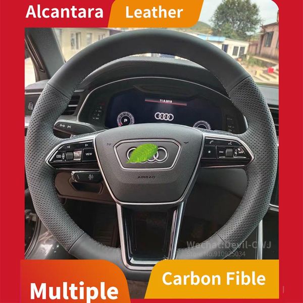 alcantara suede steering wheel cover for audi a8l s8l a7 a6 a8 etron 2021 hand-sewn car interior accessories
alcantara suede steering wheel cover for audi a8l s8l a7 a6 a8 etron 2021 hand-sewn car interior accessories