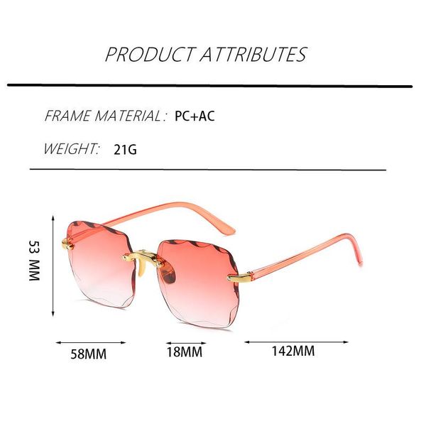 sunglasses large border square gray tea women oversize rimless trimming sun glasses men model street fashion show eyewear uv400, White;black
sunglasses large border square gray tea women oversize rimless trimming sun glasses men model street fashion show eyewear uv400, White;black