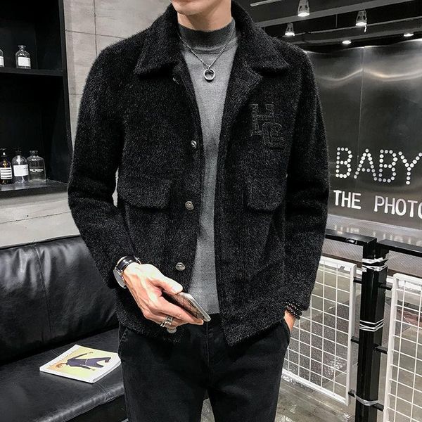 neploha men's autumn winter woolen coat woman casual oversize jacket man korean streetwear solid color jackets clothing, Black;brown
neploha men's autumn winter woolen coat woman casual oversize jacket man korean streetwear solid color jackets clothing, Black;brown