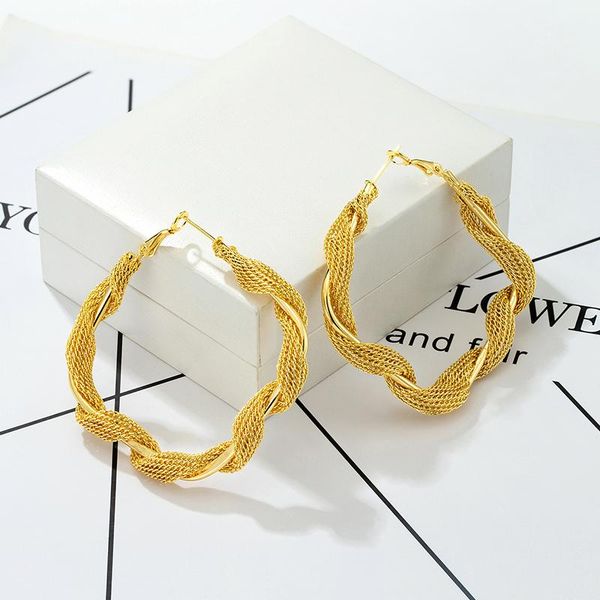 hoop & huggie women earrings 2021 trend large statement dangle copper alloy 24k gold plated geometric fashion jewelry, Golden;silver
hoop & huggie women earrings 2021 trend large statement dangle copper alloy 24k gold plated geometric fashion jewelry, Golden;silver