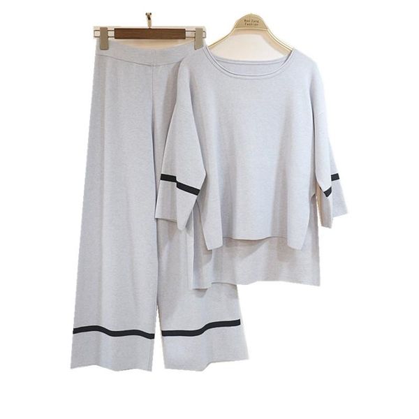 promotion o-neck cotton autumn and winter wool knitting fashion jacket seven points pants wide leg two sets of women women's piece, White
promotion o-neck cotton autumn and winter wool knitting fashion jacket seven points pants wide leg two sets of women women's piece, White