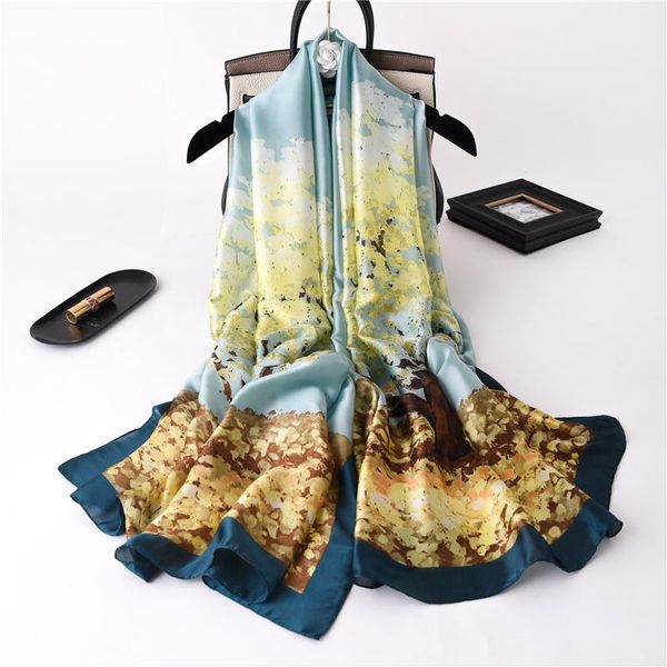 scarves green white luxury women scarf hijab 180cm*90cm spring summer fashion silk head shawl wrap malasia bandana accessories, Blue;gray
scarves green white luxury women scarf hijab 180cm*90cm spring summer fashion silk head shawl wrap malasia bandana accessories, Blue;gray