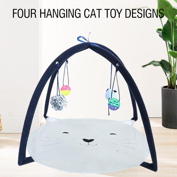 cat toys mat with hanging balls portable foldable diy tent play bed funny kitten toy medium pets washable warming sleeping kennel
cat toys mat with hanging balls portable foldable diy tent play bed funny kitten toy medium pets washable warming sleeping kennel