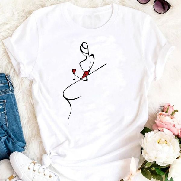 women's t-shirt women cartoon fashion short sleeve clothes graphic t lady print female tee summer 90s style ladies wine tshirts, White
women's t-shirt women cartoon fashion short sleeve clothes graphic t lady print female tee summer 90s style ladies wine tshirts, White
