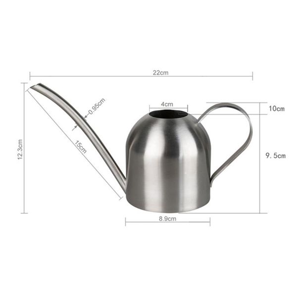 watering equipments 500ml can stainless steel pot kettle with long spout for plants flowers j60c
watering equipments 500ml can stainless steel pot kettle with long spout for plants flowers j60c