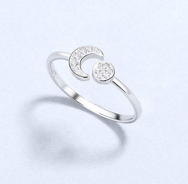 cluster rings korean 925 sterling silver shaped opening moon female zircon ring apparel accessories jewelry for women, Golden;silver
cluster rings korean 925 sterling silver shaped opening moon female zircon ring apparel accessories jewelry for women, Golden;silver