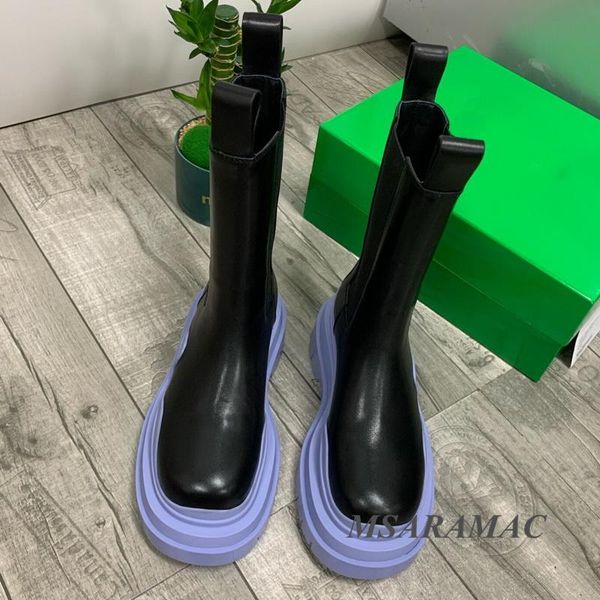 candy color sole ankle boots leather round toe violet fashion street women's party shoes, Black
candy color sole ankle boots leather round toe violet fashion street women's party shoes, Black