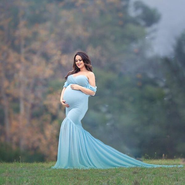 pography maternity dress clothes for pregnant women splicing long maxi dresses po shooting pregnancy props, White
pography maternity dress clothes for pregnant women splicing long maxi dresses po shooting pregnancy props, White
