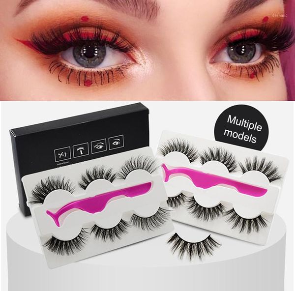 mixed 3 pairs/set hyperbole multi-layer cross thick 3d false eyelashes comfortable soft eyelash lashes extension big eye tools1 
mixed 3 pairs/set hyperbole multi-layer cross thick 3d false eyelashes comfortable soft eyelash lashes extension big eye tools1
