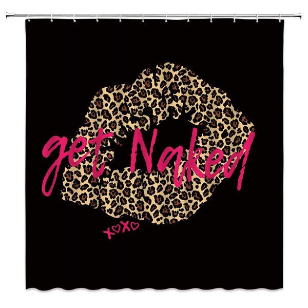 get naked shower curtain leopard print lips decor funny kiss charming girls lady woman,fabric bathroom set hooks included
get naked shower curtain leopard print lips decor funny kiss charming girls lady woman,fabric bathroom set hooks included
