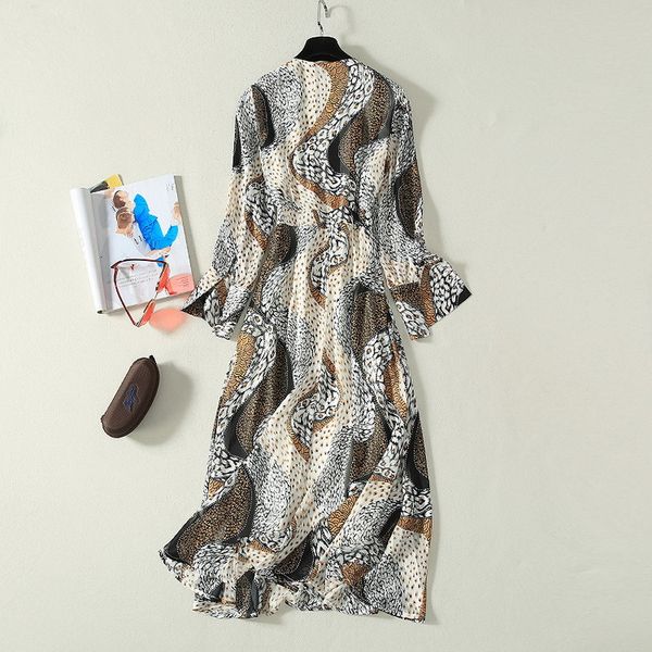 dress spring summer dress women v-neck abstract print long sleeve mid-calf length a-line casual sundress ladies, Black;gray
dress spring summer dress women v-neck abstract print long sleeve mid-calf length a-line casual sundress ladies, Black;gray