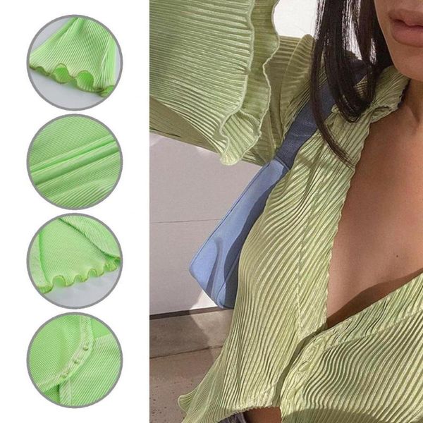 women's blouses & shirts elegant temperament deep v neck single breasted blouse women autumn turndown collar for office, White
women's blouses & shirts elegant temperament deep v neck single breasted blouse women autumn turndown collar for office, White