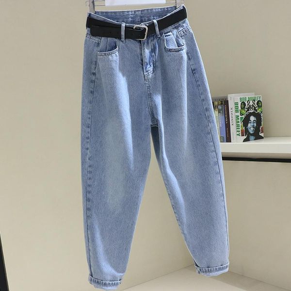 women's jeans 2021 autumn boyfriend for women trousers loose vintage mom streetwear high waisted denim harem pants mujer, Blue
women's jeans 2021 autumn boyfriend for women trousers loose vintage mom streetwear high waisted denim harem pants mujer, Blue