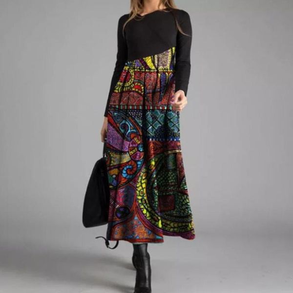casual dresses women dress 2021 fashion print patchwork autumn winter color block a-line for daily wear, Black;gray
casual dresses women dress 2021 fashion print patchwork autumn winter color block a-line for daily wear, Black;gray