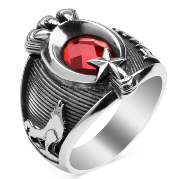 silver zircon ring gokturkish letter motif crescent star claw style men handcrafted turkish jewelry gifts cluster rings, Golden;silver
silver zircon ring gokturkish letter motif crescent star claw style men handcrafted turkish jewelry gifts cluster rings, Golden;silver