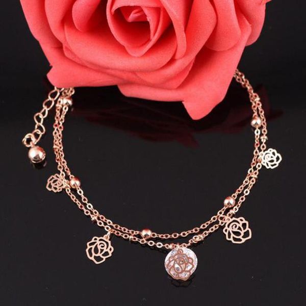 anklets ladies foot jewelry double chain for women ankle bracelet rose gold color beach barefoot sandals accessories, Red;blue
anklets ladies foot jewelry double chain for women ankle bracelet rose gold color beach barefoot sandals accessories, Red;blue